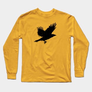 Grunge raven Long Sleeve T-Shirt